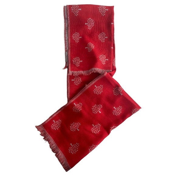 MULBERRY “Tree of Life” Wool Scarf - Picture 5 of 5